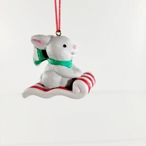 Vintage Avon Frosty Treats Rabbit Candy Christmas Ornament